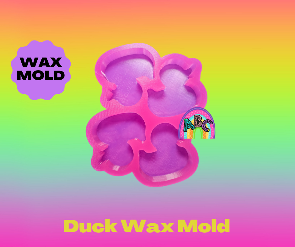 Duck 4 Cavity Wax Mold