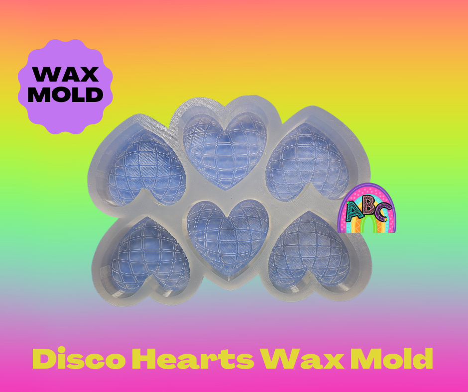 Disco Heart Wax Mold