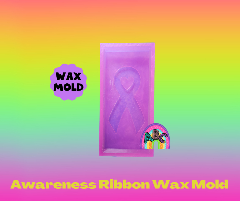 Awareness Ribbon wax mold