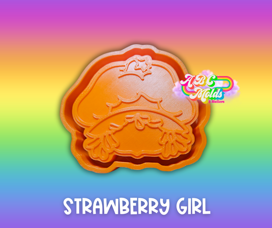 Strawberry Girl Silicone Mold