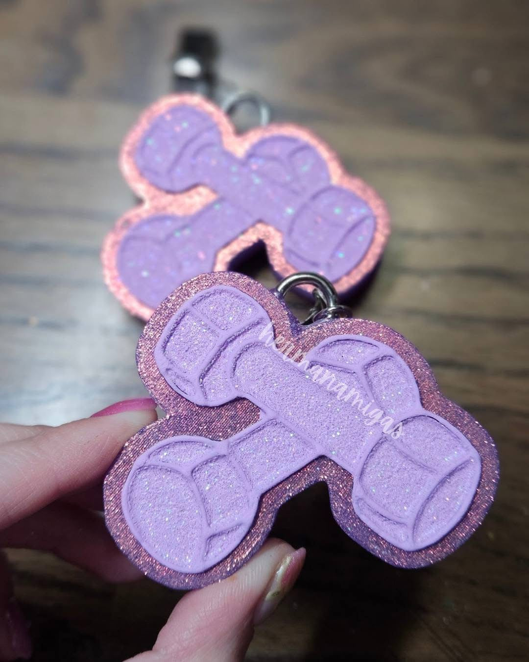 Dumbbell shaped vents Silicone Mold