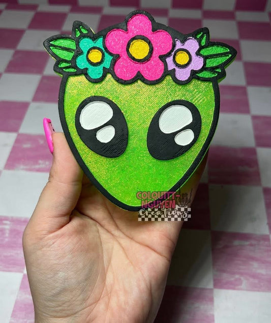 Floral Alien Silicone Mold