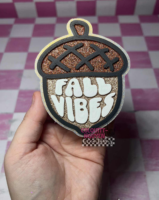 Fall Vibes Acorn Silicone Mold