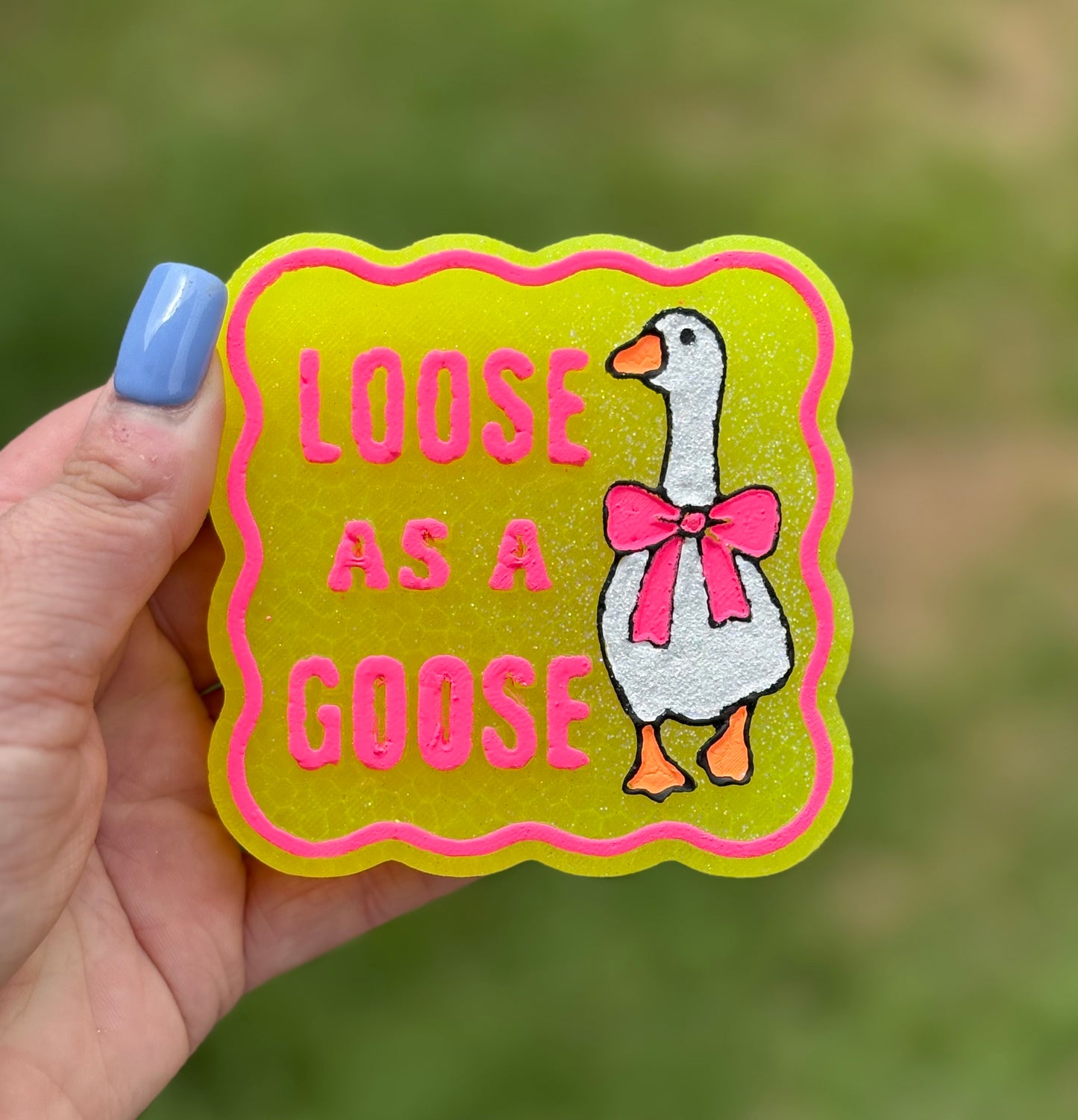 Loose as a goose silicone freshie mold