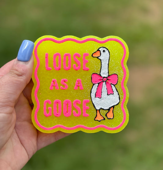 Loose as a goose silicone freshie mold