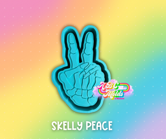 Skelly Peace hand Silicone Mold