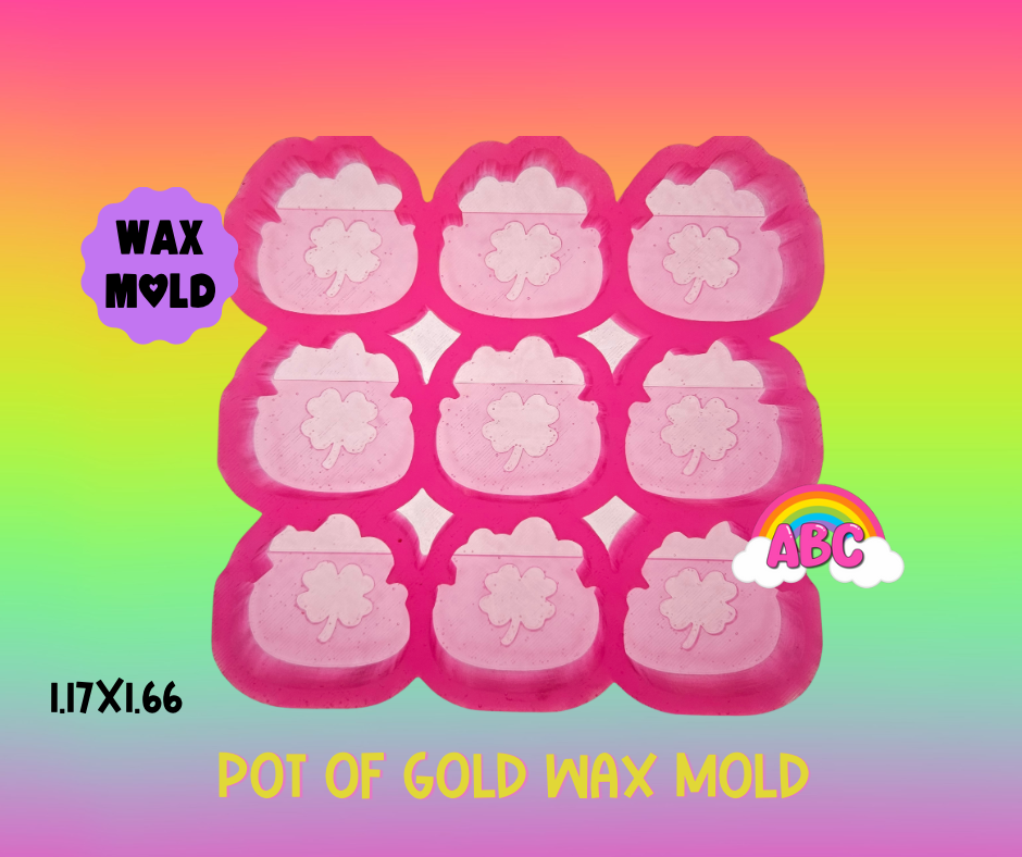 Pot of Gold Multi Cavity Wax Melt Mold