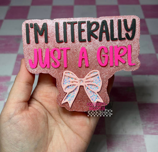 Literally Just Girl Silicone Mold