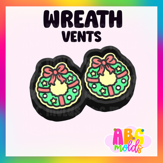 Wreath Vents - Silicone Freshie Mold