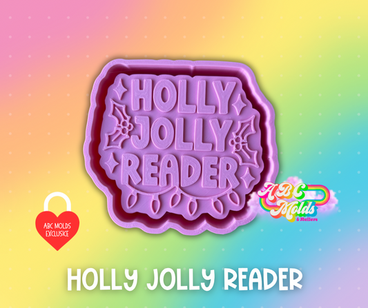 Holly Jolly Reader Silicone Mold