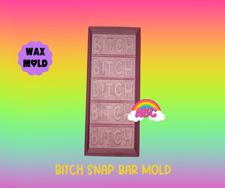 Bitch snap bar wax silicone mold