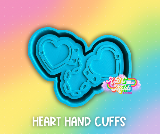 Heart Handcuffs Silicone Mold