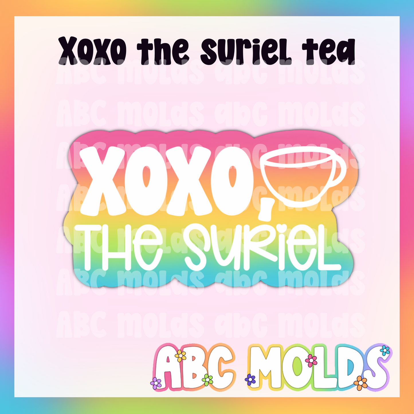 The suriel tea silicone freshie mold
