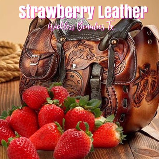 Strawberry Leather - Scented Melt & Pour Wax 12 oz.