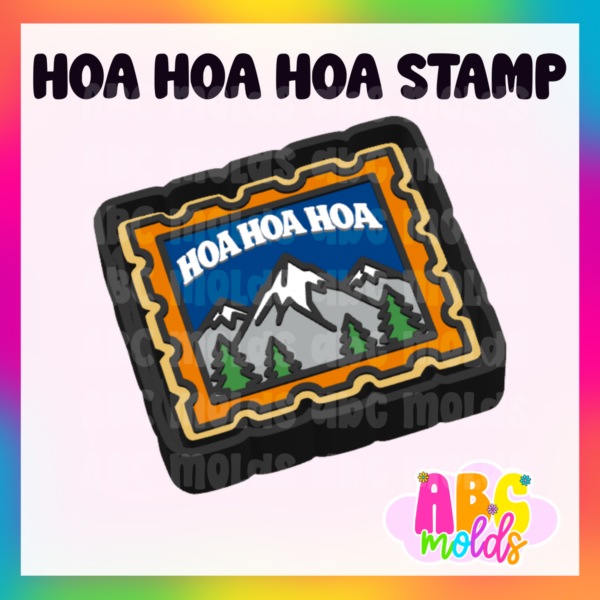 HOA HOA HOA Stamp - Silicone Freshie Mold