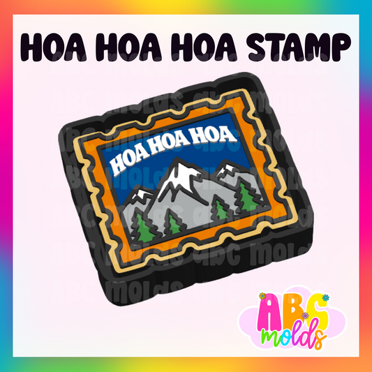 HOA HOA HOA Stamp - Silicone Freshie Mold