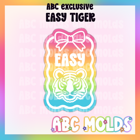 Easy tiger silicone freshie mold