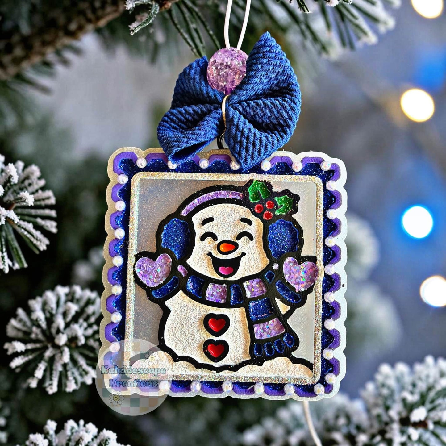Snowman Stamp - Silicone Freshie Mold
