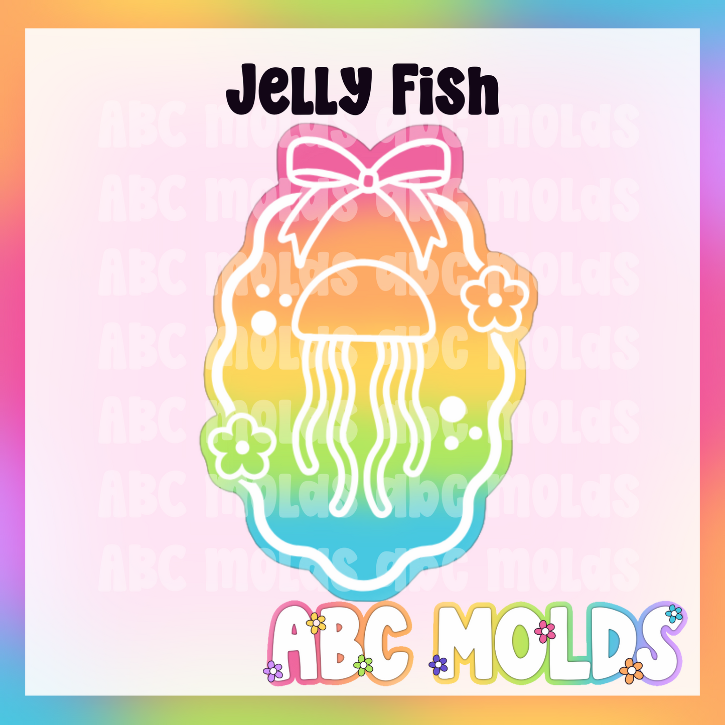 Jellyfish Frame Silicone Freshie Mold