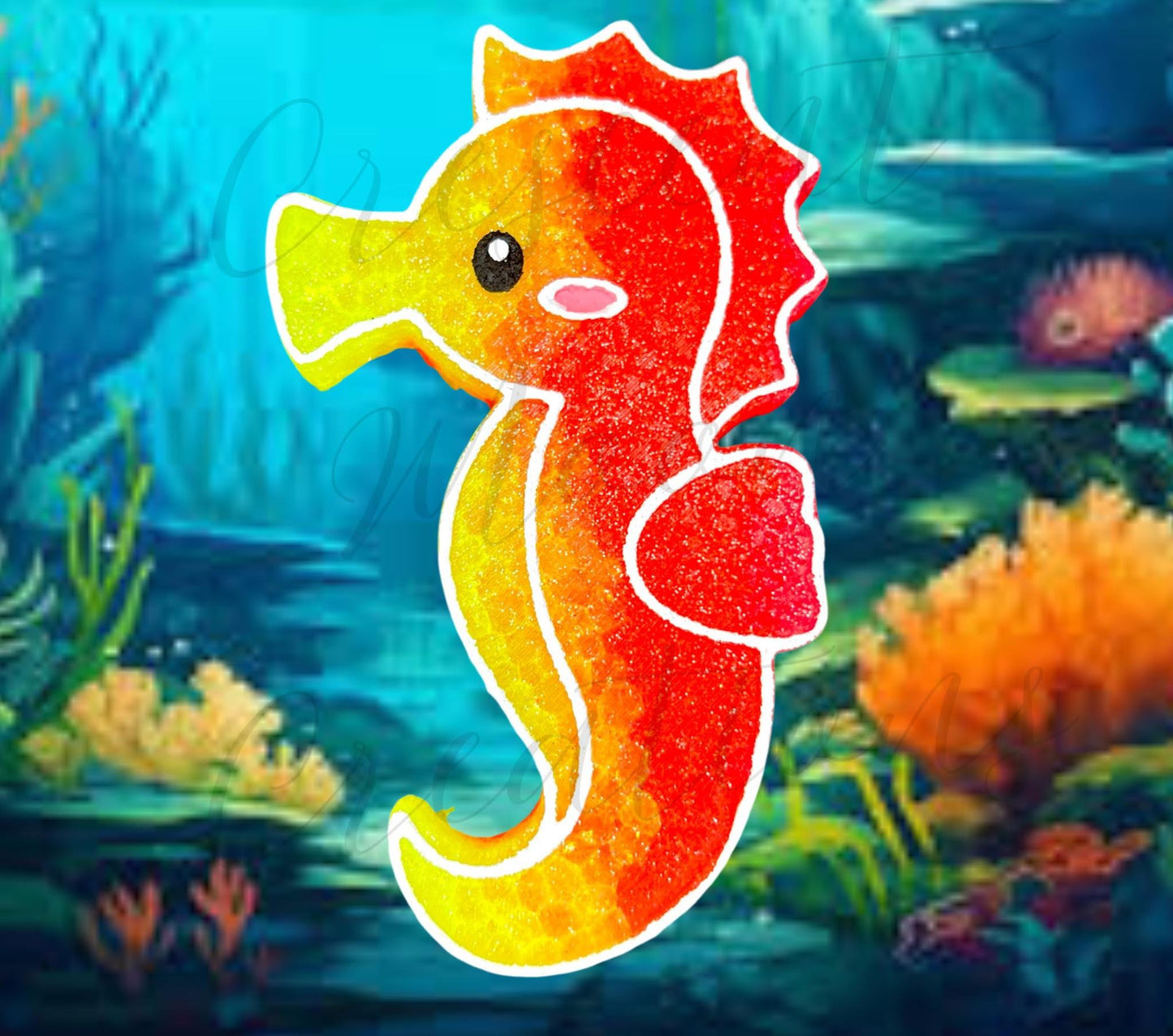 Seahorse Silicone Freshie Mold