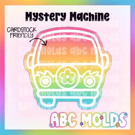 Groovy Bus (mystery machine) Silicone Freshie Freshie Mold