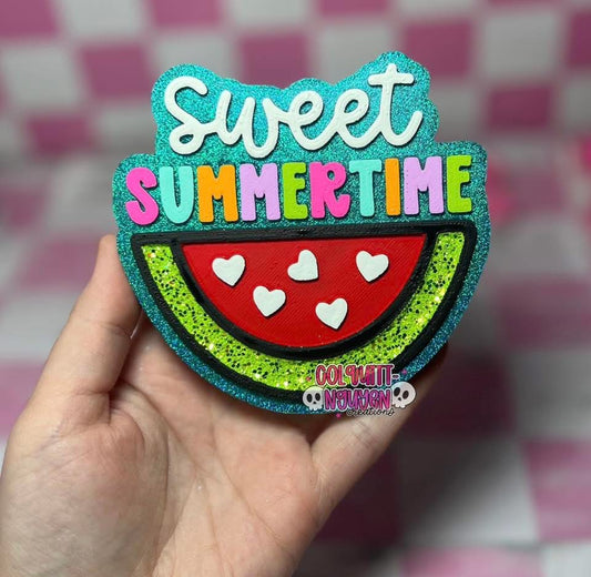 Sweet Summertime Watermelon Silicone Freshie Mold