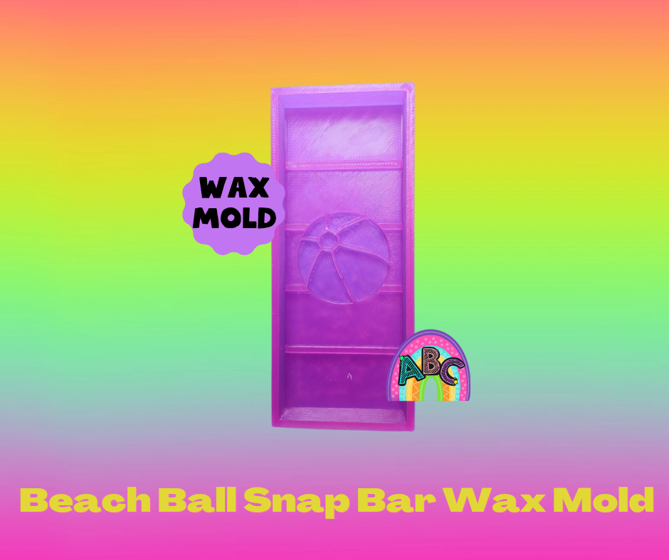 Beach Ball Snap Bar Wax Mold