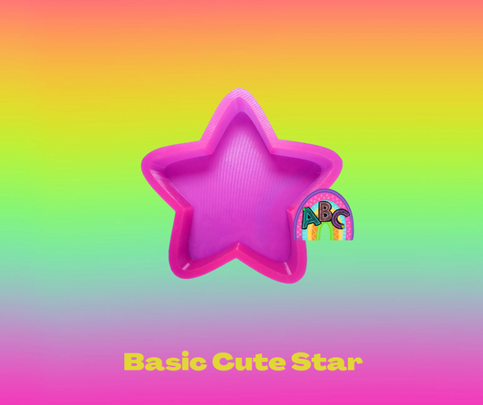 Basic Star Cute (Rounded Edges) silicone mold