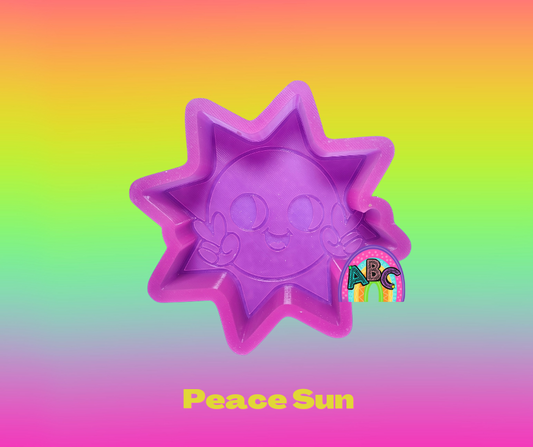 Peace Sun silicone mold