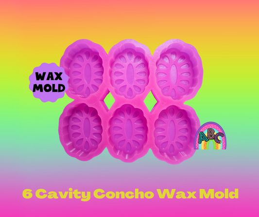 6 cavity concho wax mold