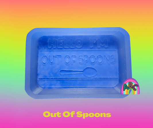 Out of spoons silicone mold