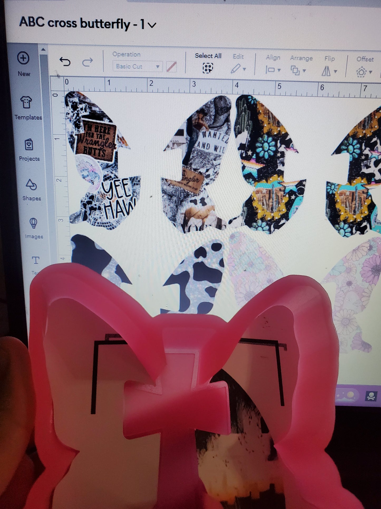Cross Butterfly Cardstock -  Sold & Shipped By Simply Sienna