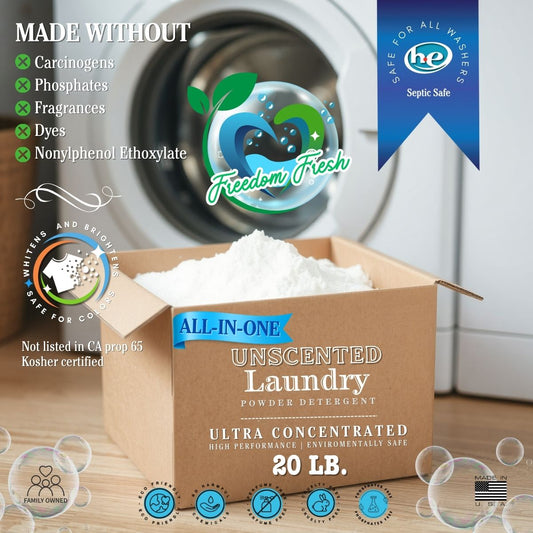 20 lb. Unscented Laundry Powder*