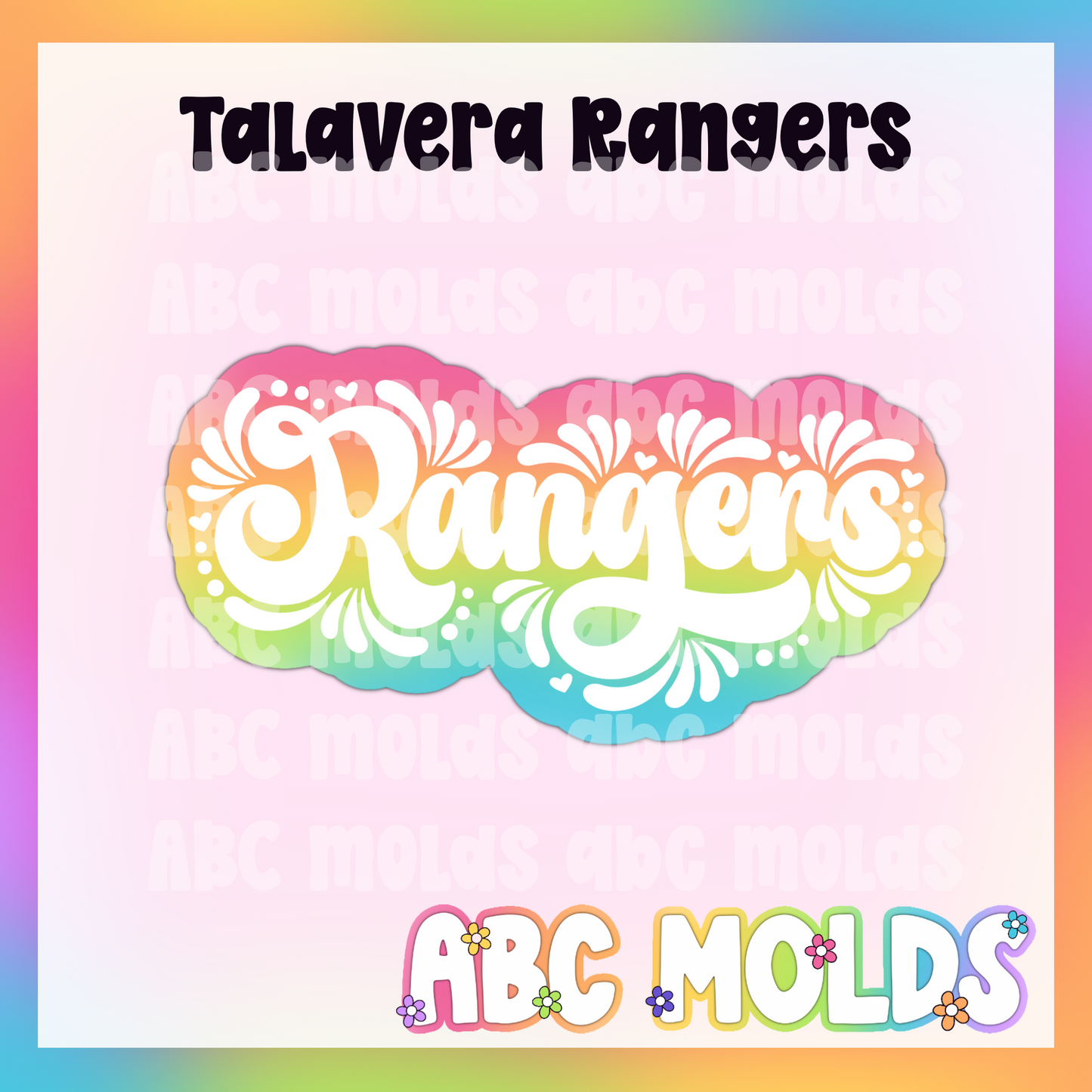 Talavera Rangers Silicone Freshie Freshie Mold
