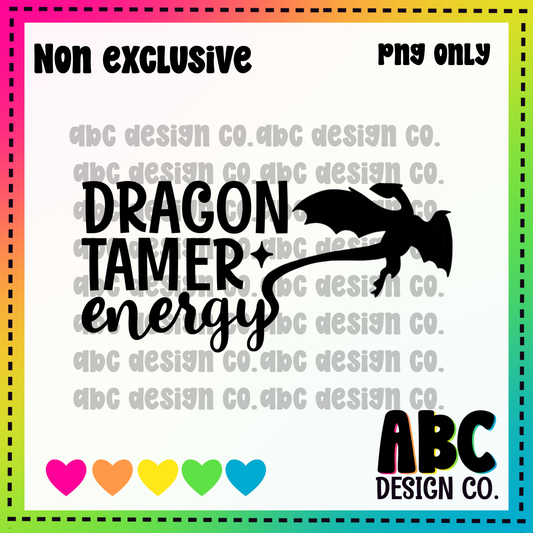 Dragon Tamer Energy PNG - NON Exclusive - digital download