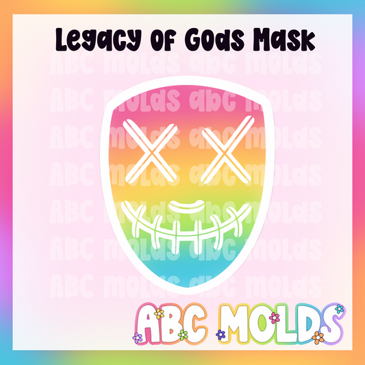 Legacy of Gods Mask Silicone Freshie Mold