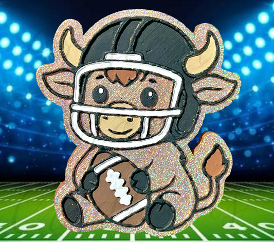 Football Cow Silicone Freshie Mold