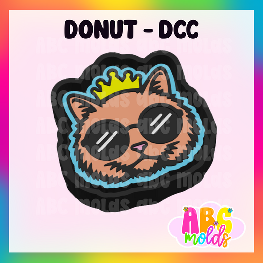 Donut Cat - Silicone Freshie Mold