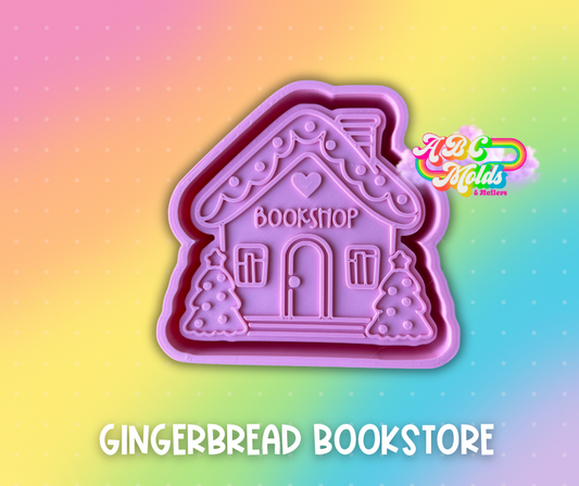 Gingerbread Bookshop Silicone Mold