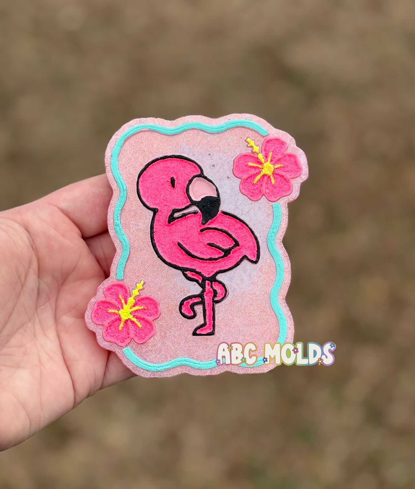 Flamingo Frame Silicone Mold