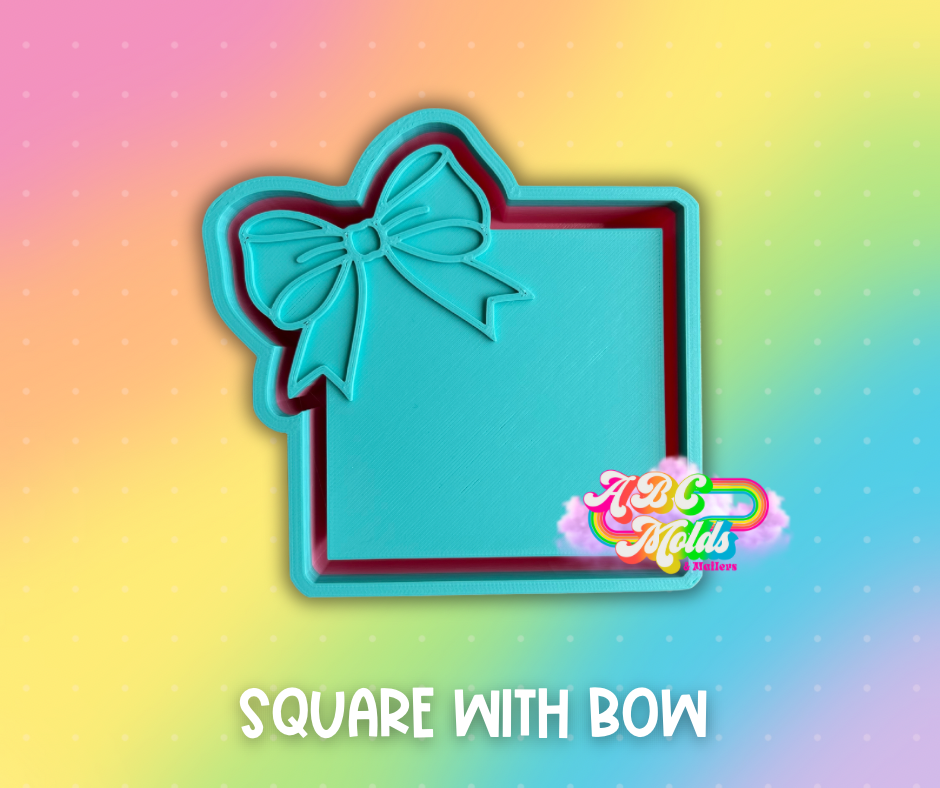 Bow Square Silicone Mold