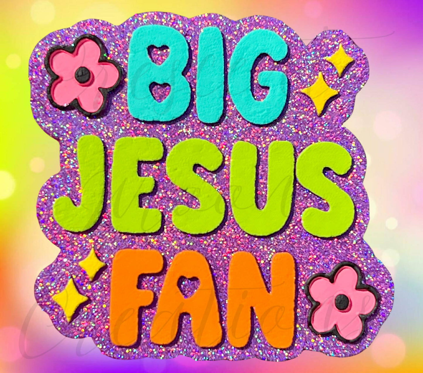 Big Jesus Fan Silicone Freshie Mold