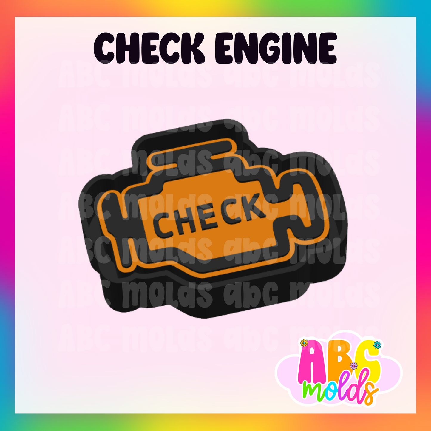 Check Engine Light - Silicone Freshie Mold