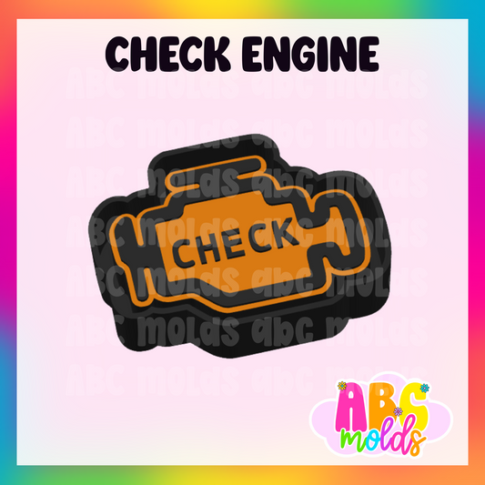 Check Engine Light - Silicone Freshie Mold