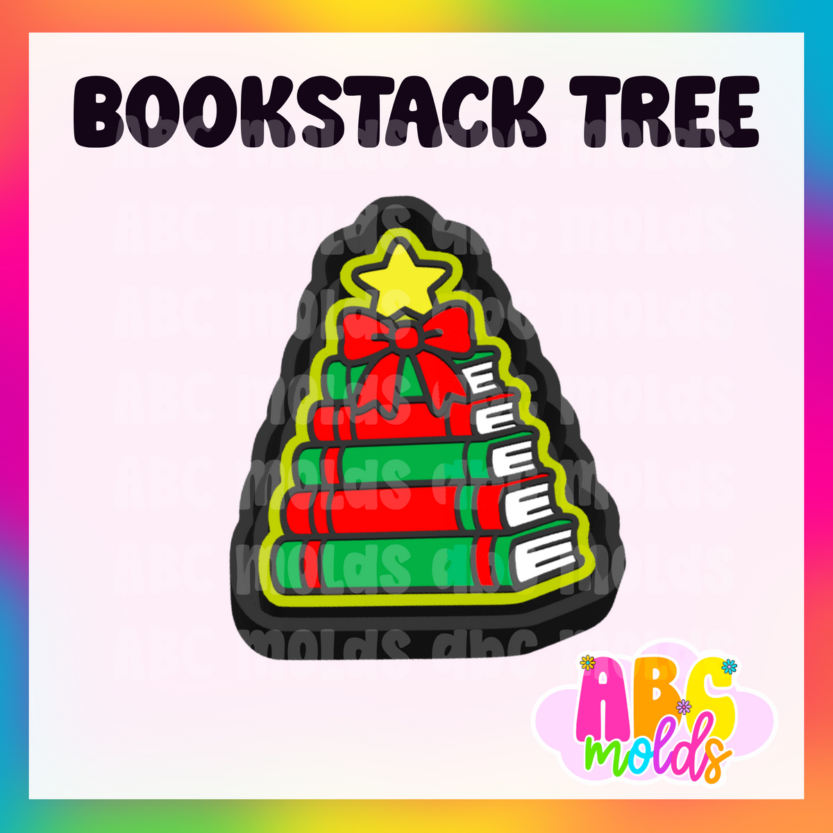 Tree BookStack - Silicone Freshie Mold