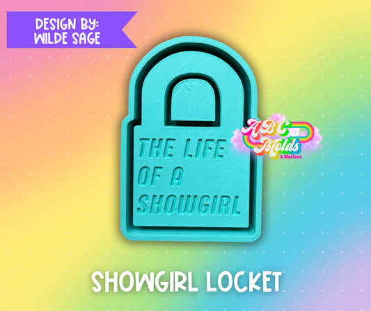 Showgirl Locket Silicone Mold