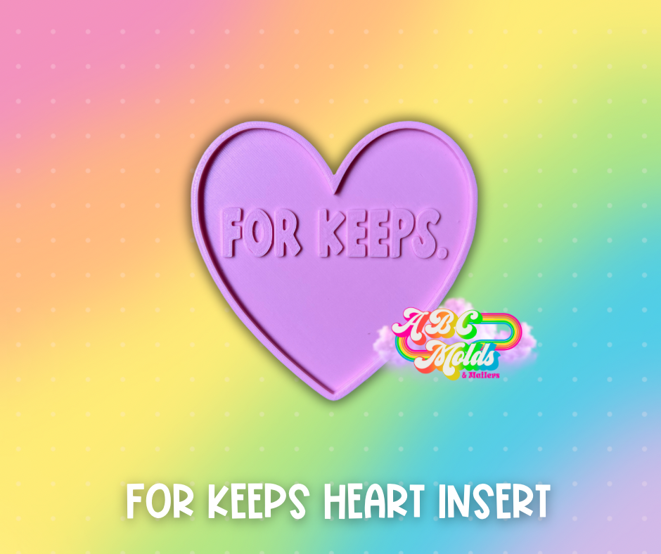 Heart Insert Listing - Bookish - Silicone Inserts