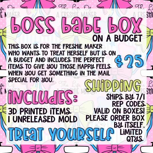 Boss Babe Box (on a budget) - Ships in July