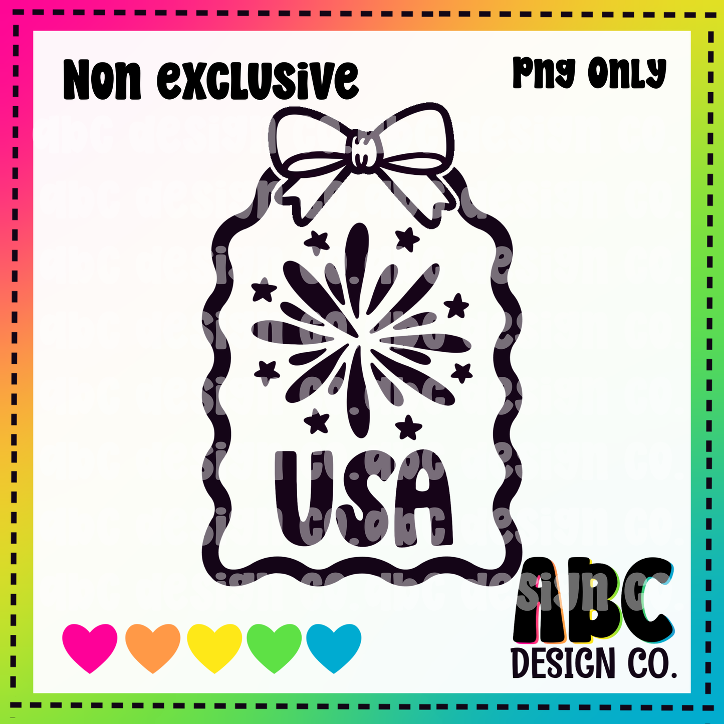 Firework Frame PNG - NON Exclusive - digital download