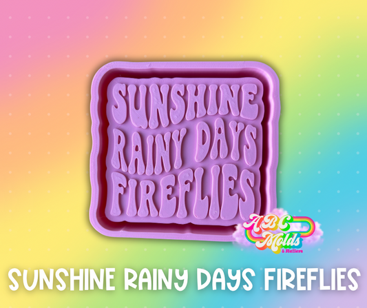 Sunshine Rainy Days & Fireflies Silicone Mold